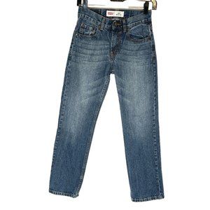 EUC Kids Levi's 505 Slim Back To School Dark Wash Straight leg Jeans Size 14